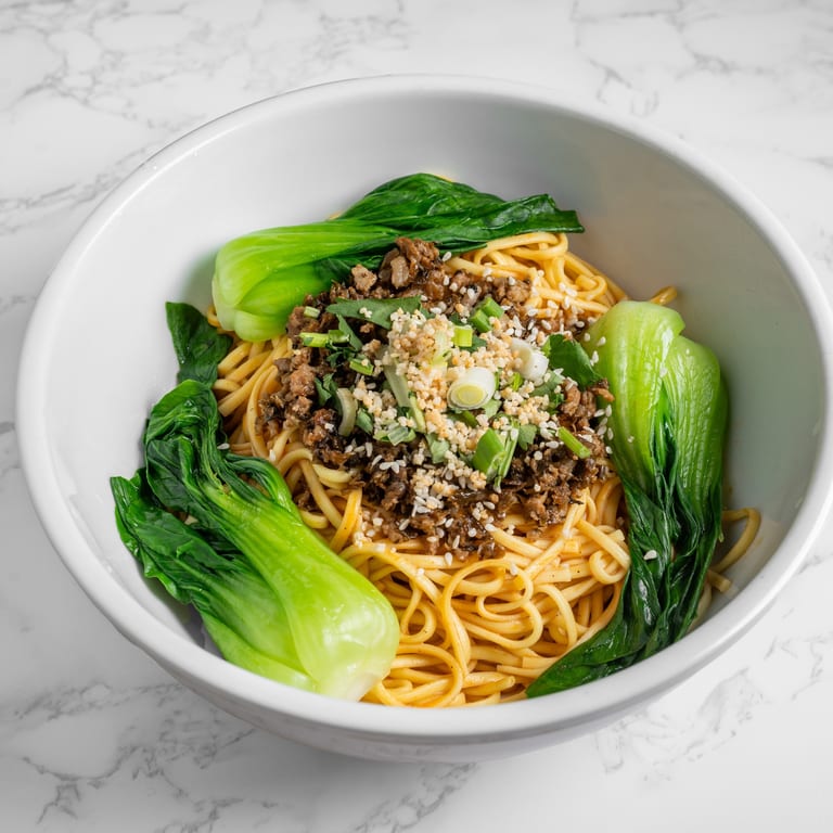 Delicious Spicy Noodles Await