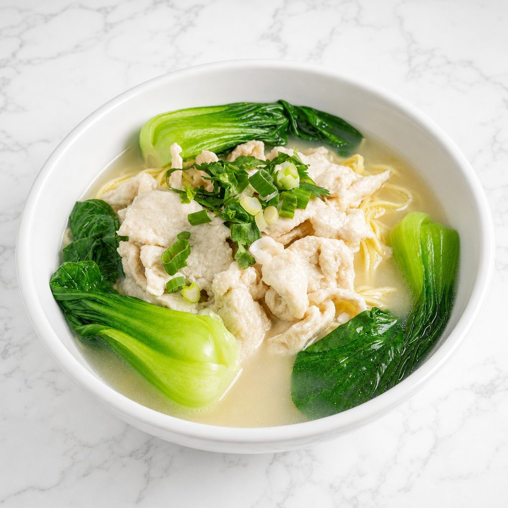 鸡汤面 / Chicken Noodle Soup.
