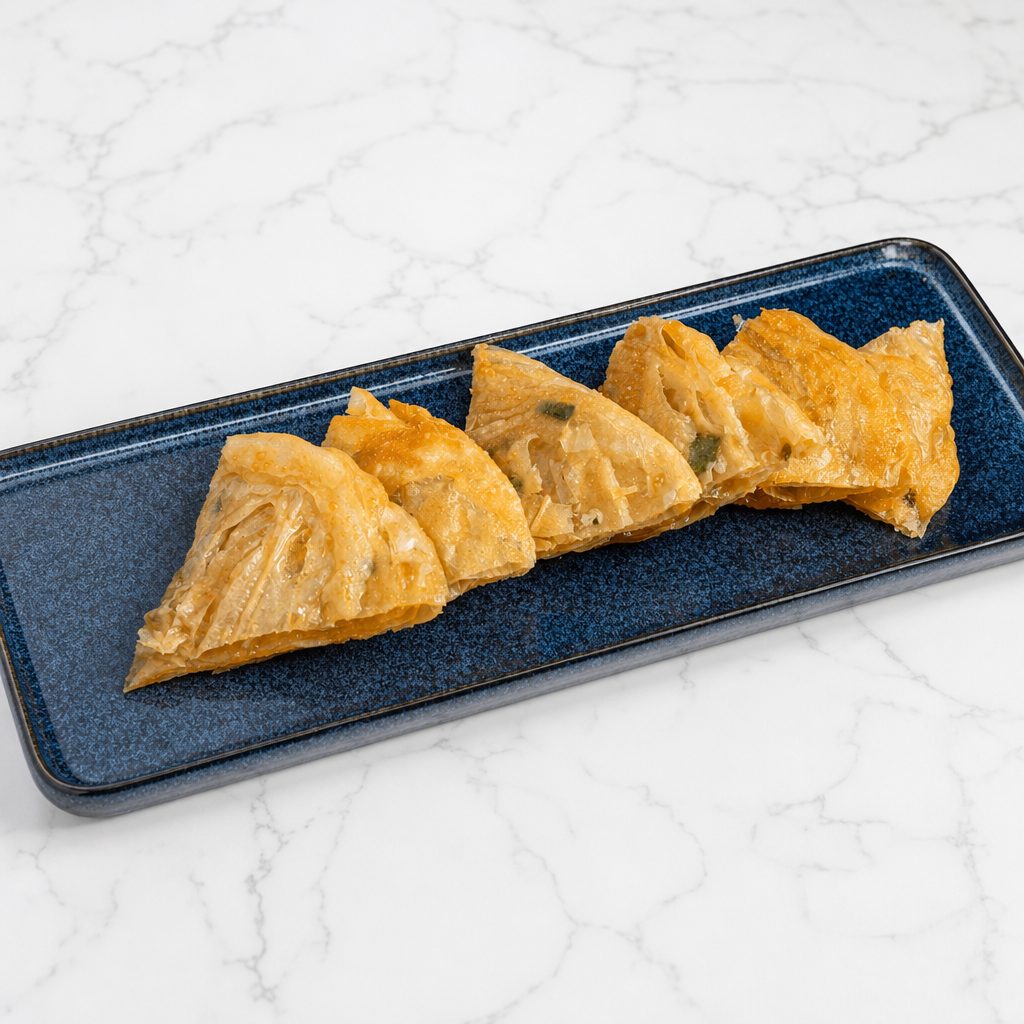 葱油饼 / Scallion Pancake.