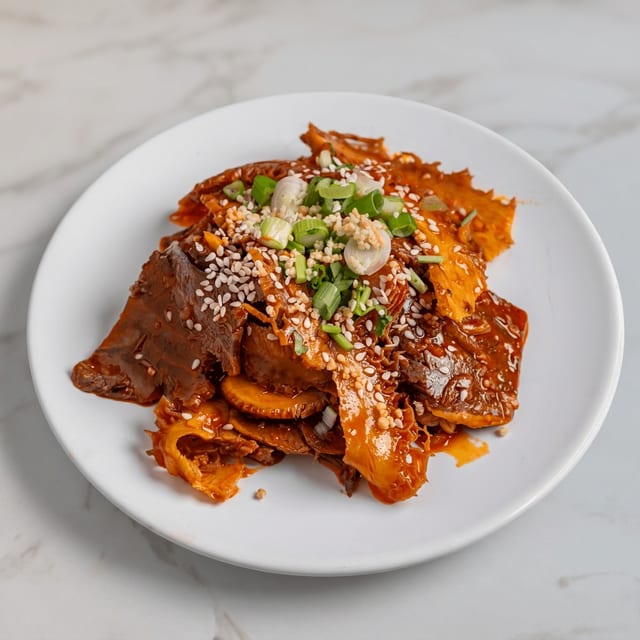 夫妻肺片 / Beef and Tripe with Spicy Sauce.